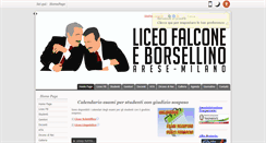 Desktop Screenshot of liceofalcbors.it