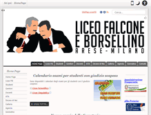 Tablet Screenshot of liceofalcbors.it